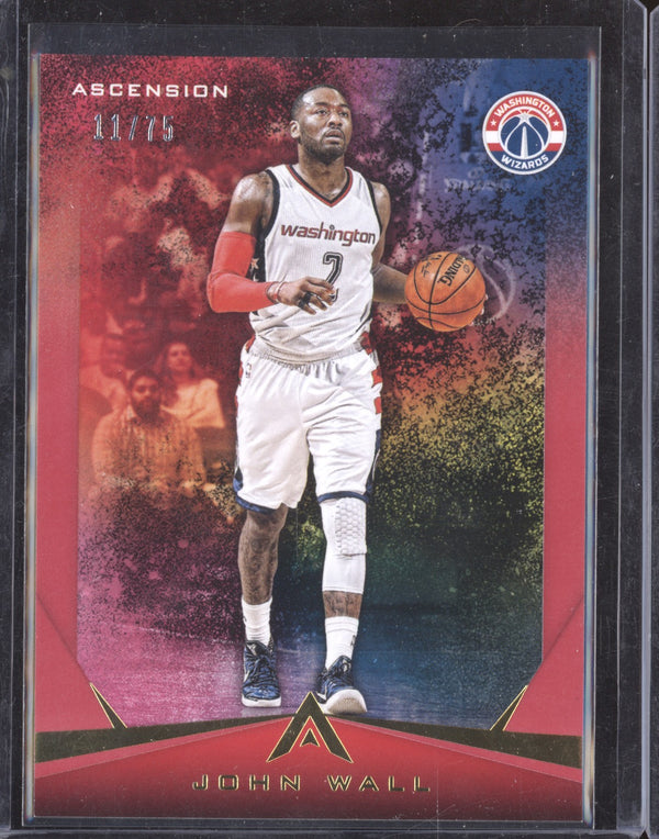 John Wall 2017-18 Panini Ascension 53 Red 11/75