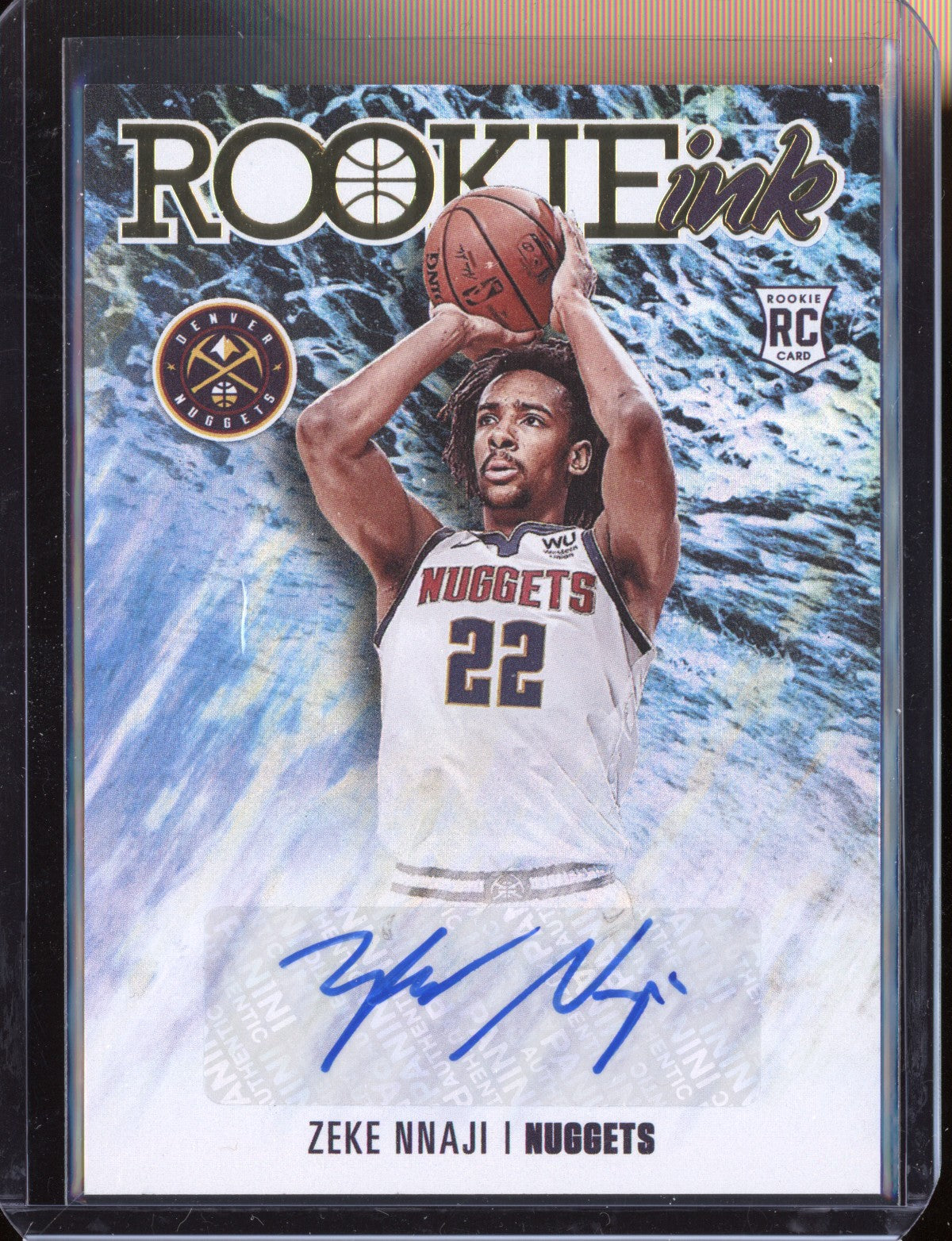 Zeke Nnaji 2020-21 Panini Hoops Rookie Ink RC