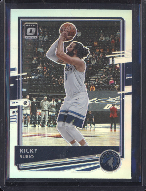 Ricky Rubio 2020-21 Panini Donruss Optic Silver