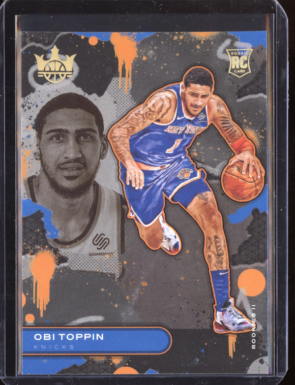 Obi Toppin 2020-21 Panini Court Kings Level II RC