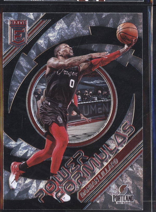 Damian Lillard 2021-22 Panini Donruss Elite Power Formulas