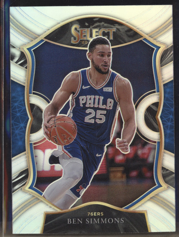 Ben Simmons 2020-21 Panini Select 34 Concourse Silver