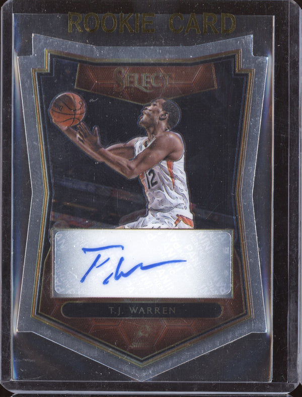 T.J. Warren 2015-16 Panini Select 20 Die Cut Auto 28/60