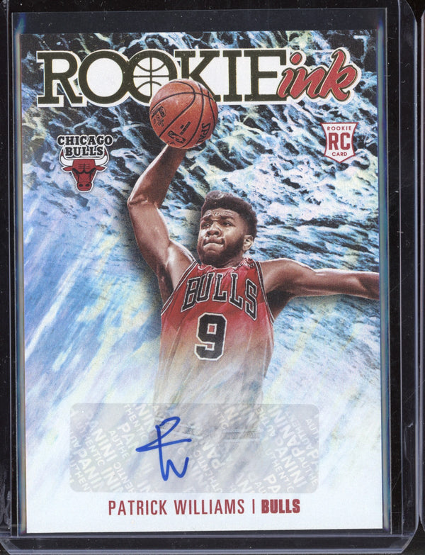 Patrick Williams 2020-21 Panini Hoops Rookie Ink RC