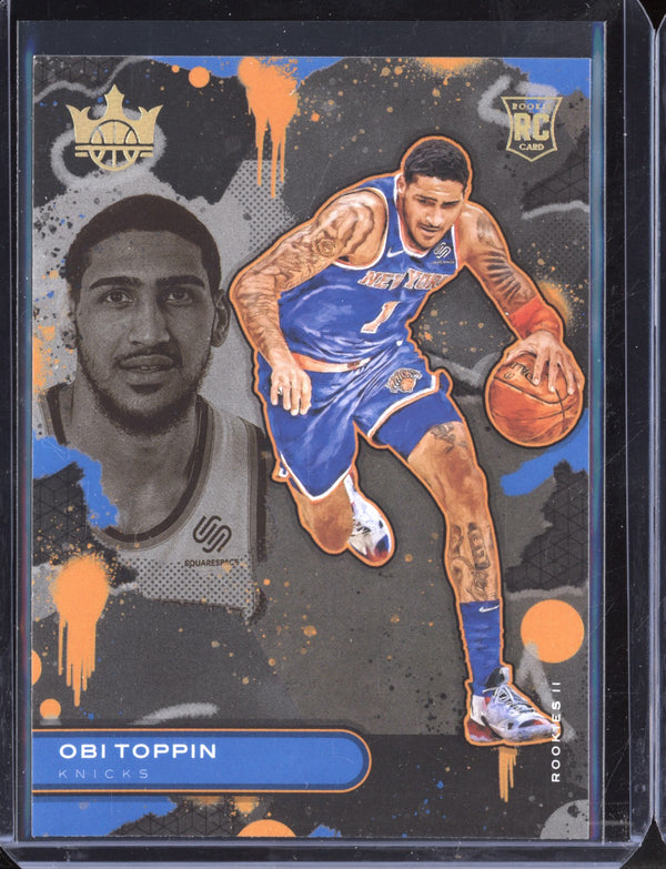 Obi Toppin 2020-21 Panini Court Kings Level II RC