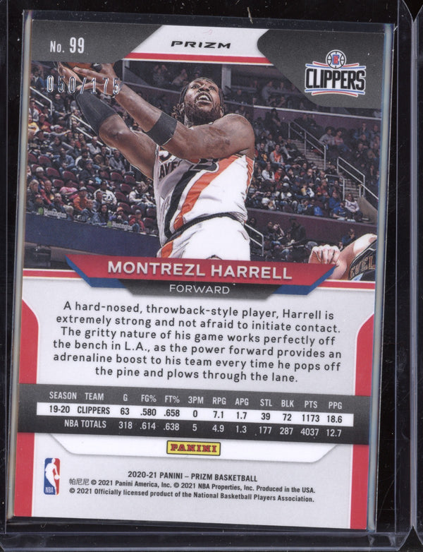 Montrezl Harrell 2020 Panini Prizm Basketball Purple Ice Prizm 50/175