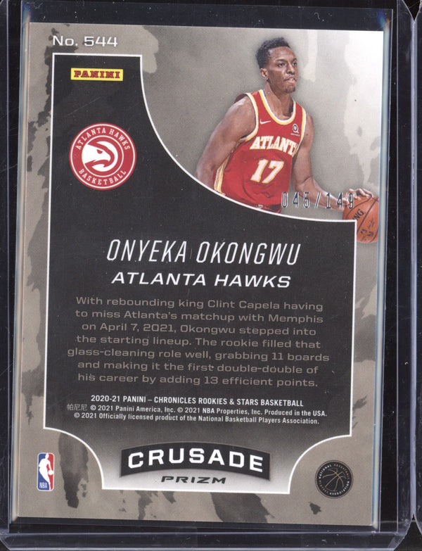 Onyeka Okongwu 2020/21 Panini Chronicles Crusade Red RC 45/149