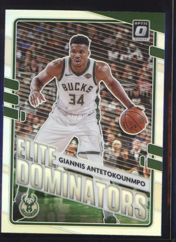 Giannis Antetokounmpo  2020/21 Panini Optic Elite Dominators Holo