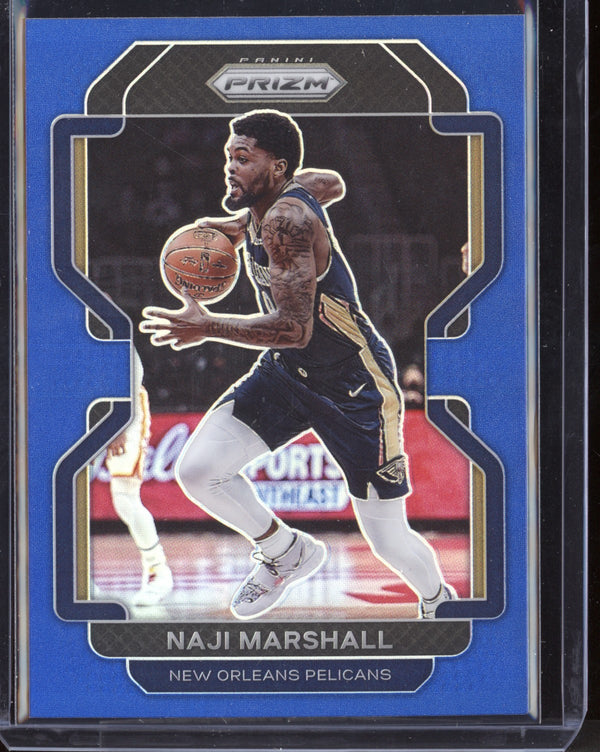 Naji Marshall 2021-22 Panini Prizm Blue 138/199