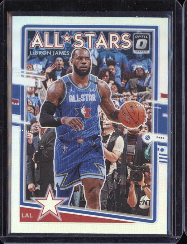 LeBron James 2020-21 Panini Donruss Optic All Stars Silver