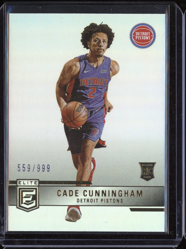 Cade Cunningham 2021/22 Panini Donruss Elite RC 559/999