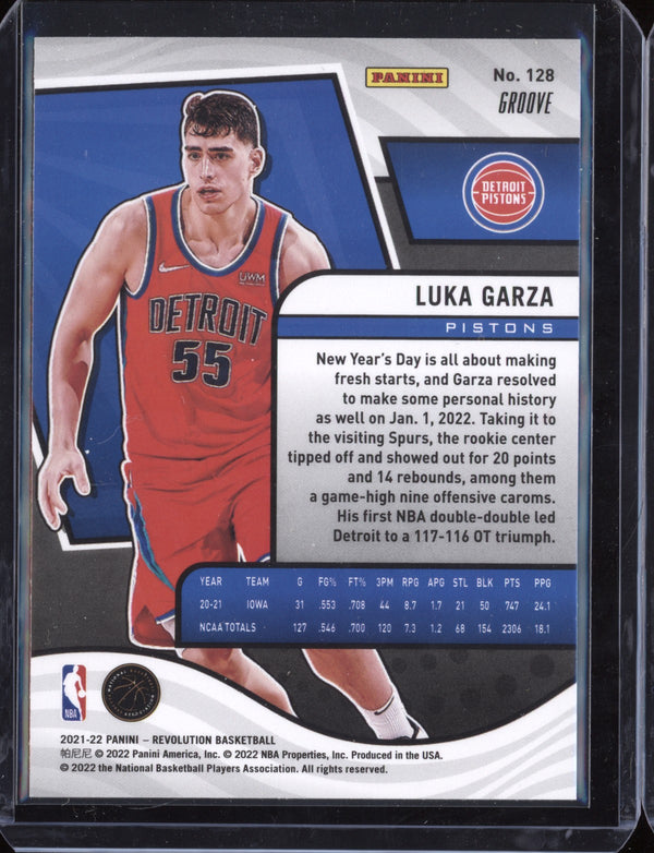 Luka Garza 2021-22 Panini Revolution Groove RC