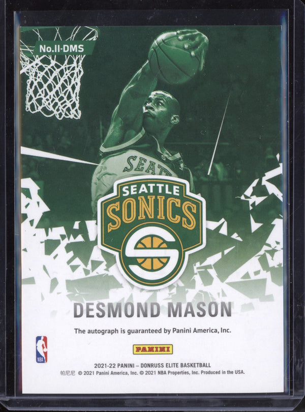 Desmond Mason 2021/22 Panini Donruss Elite Instant Impressions