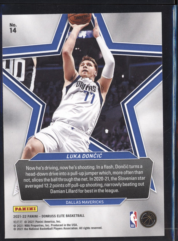 Luka Doncic 2021-22 Panini Donruss Elite Star Status