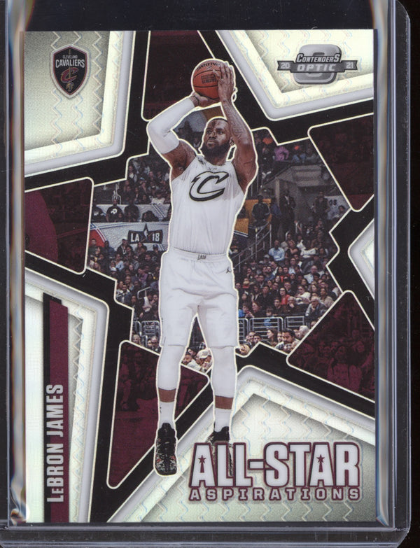 Lebron James 2020-21 Panini Contenders Optic All Star Aspirations Silver