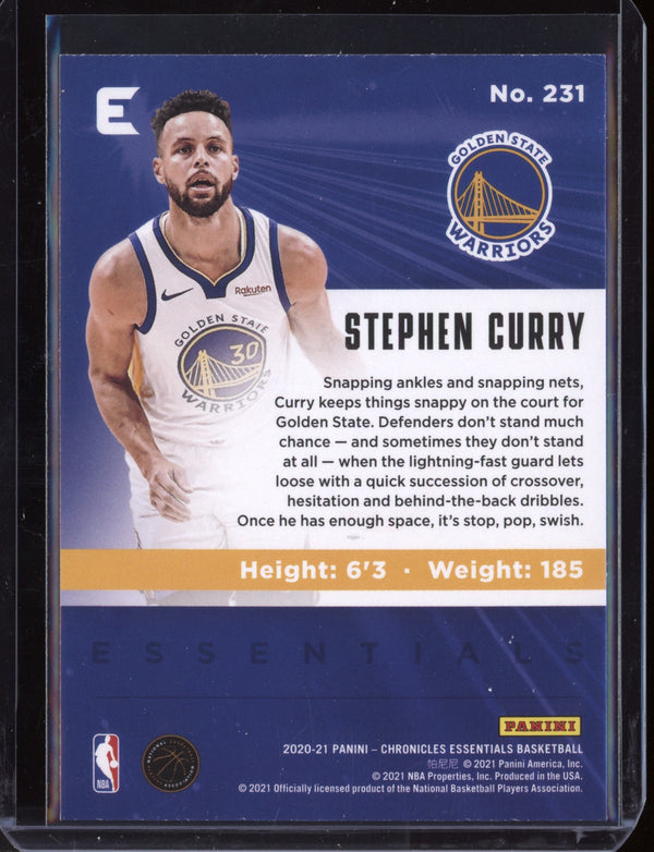 Stephen Curry 2020-21 Panini Chronicles Essentials