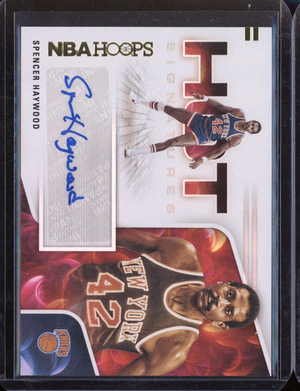 Spencer Haywood 2020-21 Panini Hoops Hot Signatures