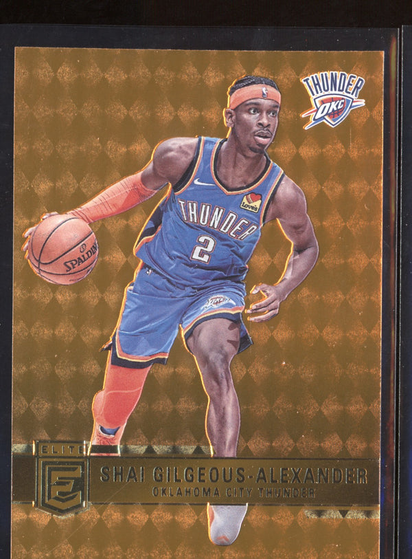 Shai Gilgeous-Alexander 2021-22 Panini Donruss Elite Orange