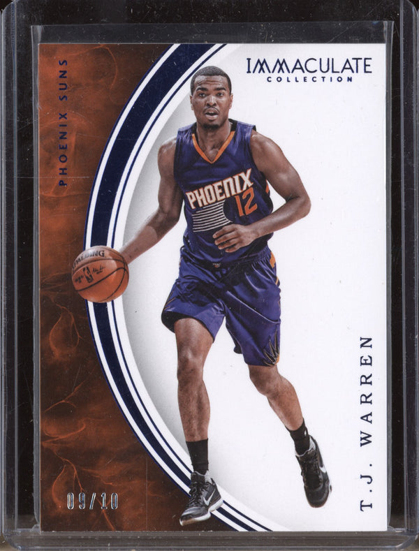 T.J. Warren 2015-16 Panini Immaculate 81 Blue 9/10