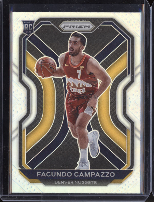 Facundo Campazzo 2020/21 Panini Chronicles Prizm Silver RC