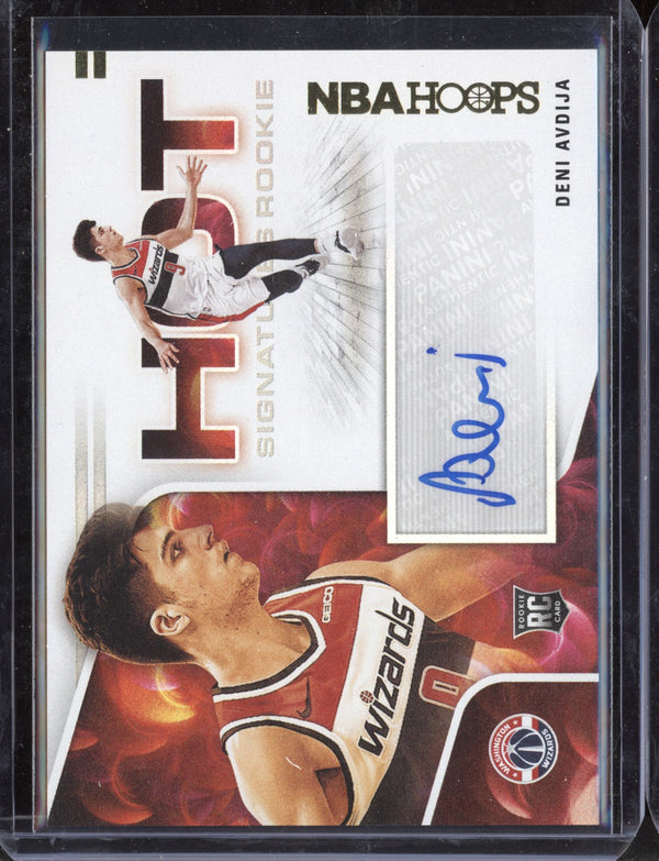 Deni Avdija 2020-21 Panini Hoops Hot Signatures Rookie RC