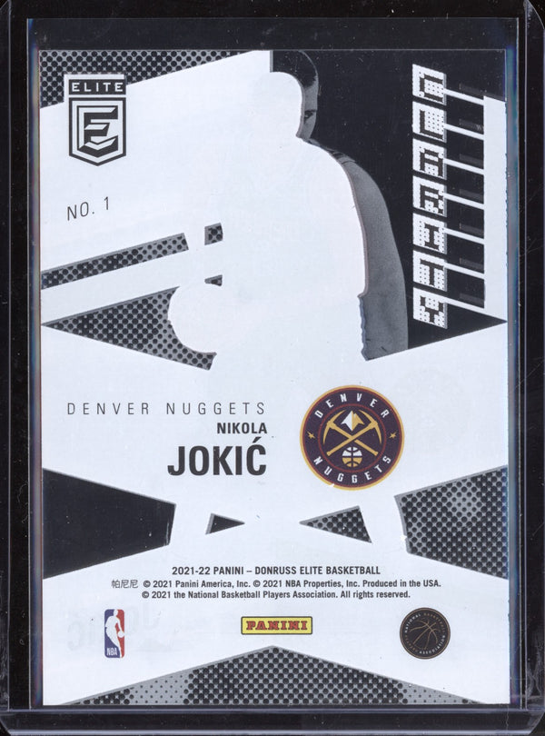 Nikola Jokic 2021/22 Panini Donruss Elite Clarity