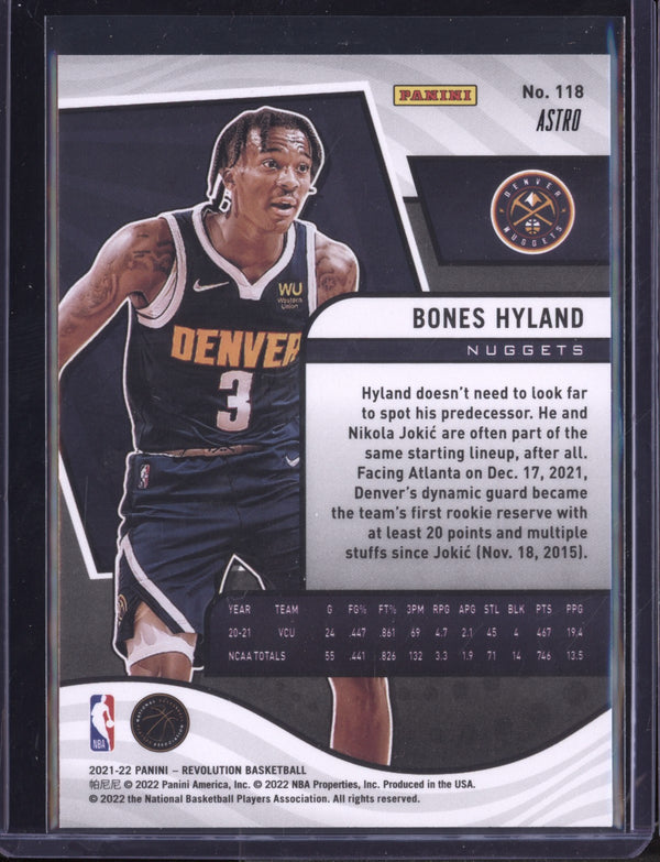 Bones Hyland 2021-22 Panini Revolution Astro RC