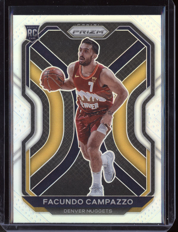 Facundo Campazzo 2020-21 Panini Prizm Silver RC