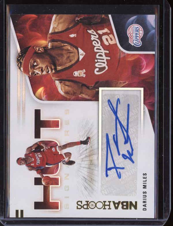 Darius Miles 2020-21 Panini Hoops Hot Signatures