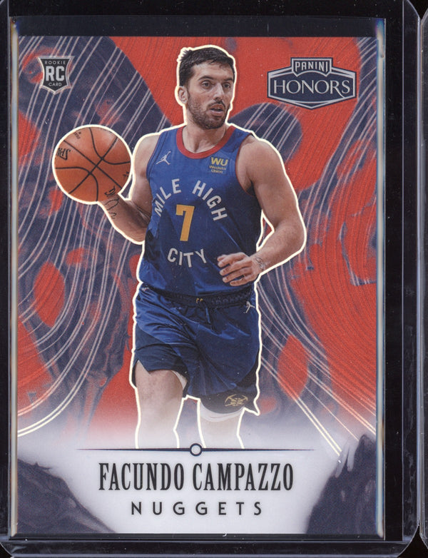 Facundo Campazzo 2020-21 Panini Chronicles Honors Red RC 104/149