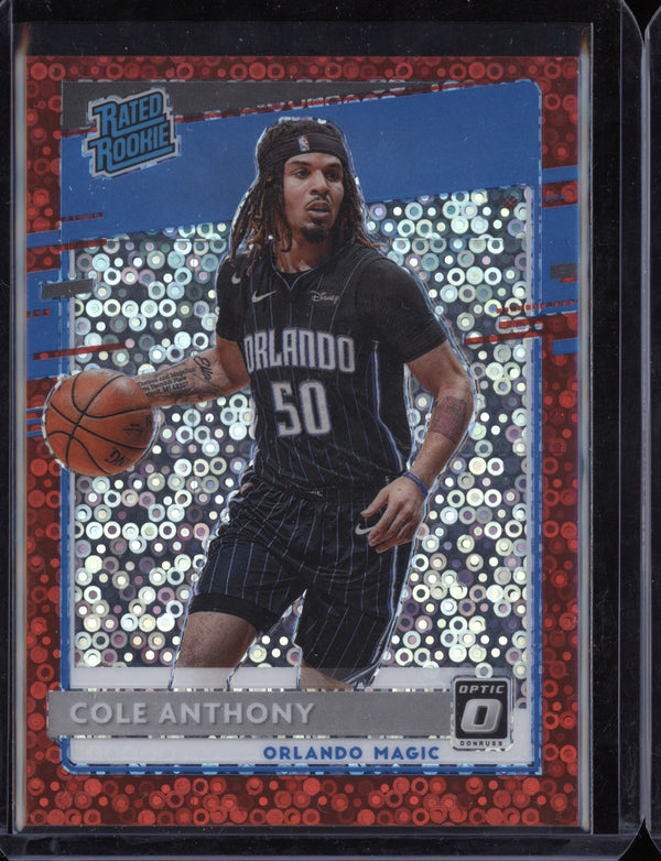 Cole Anthony 2020-21 Panini Donruss Optic Fast Break Red  RC 15/85