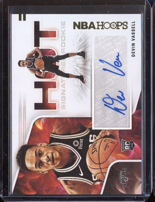 Devin Vassell 2020-21 Panini Hoops Hot Signatures Rookie RC