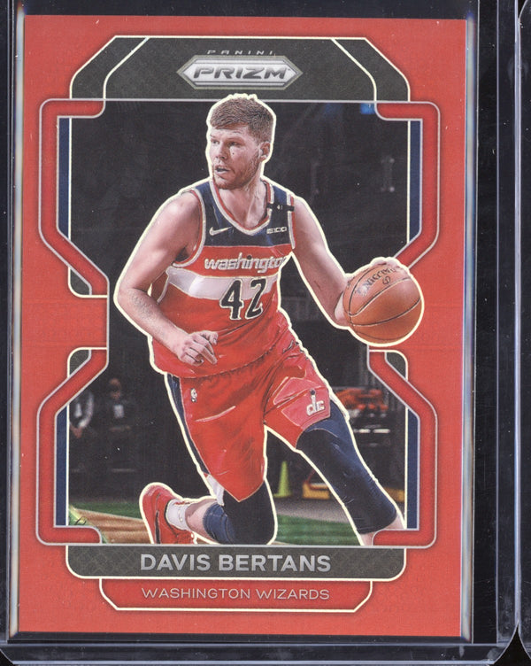 Davis Bertans 2021-22 Panini Prizm Red 121/299