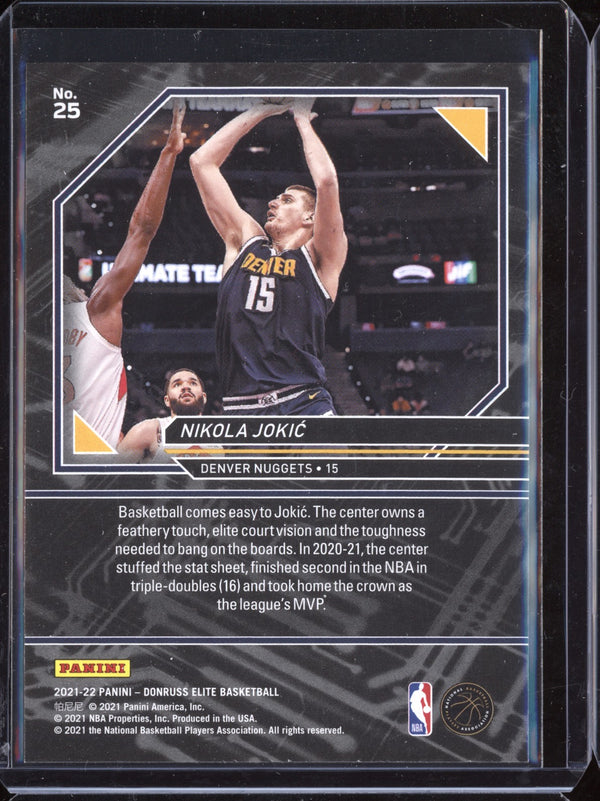 Nikola Jokic 2021/22 Panini Donruss Elite Power Formulas