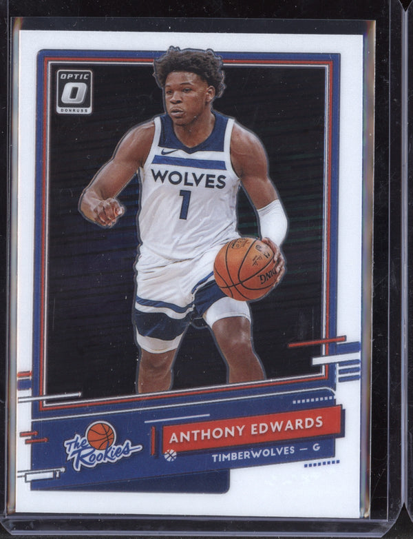 Anthony Edwards 2020 Panini Donruss Optic Basketball The Rookies