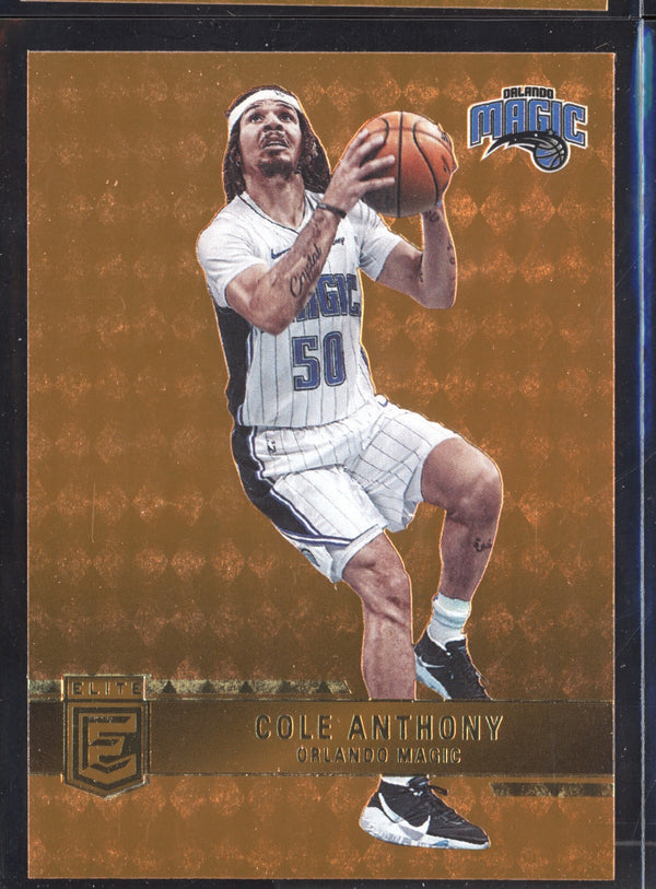 Cole Anthony 2021-22 Panini Donruss Elite Orange