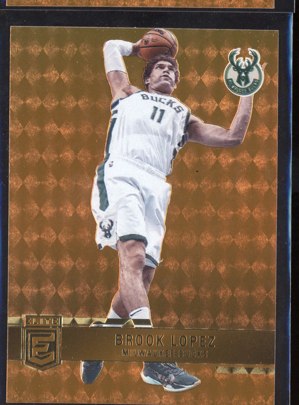 Brook Lopez 2021-22 Panini Donruss Elite Orange