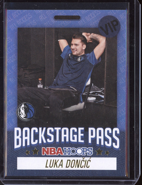 Luka Doncic 2020-21 Panini Hoops Backstage Pass