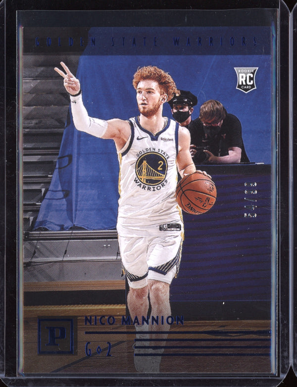 Nico Mannion 2020-21 Panini Chronicles Blue RC 54/99