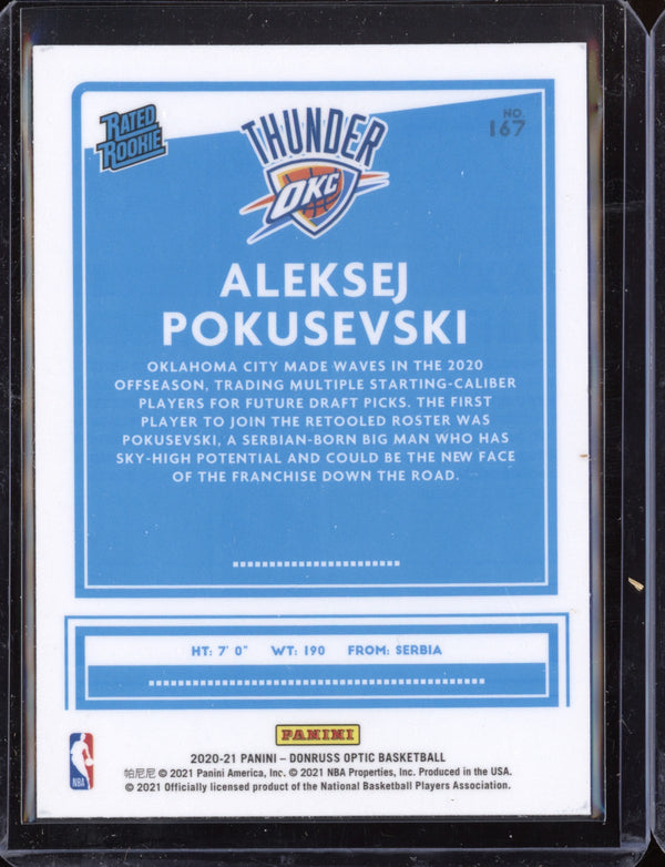 Aleksej Poksevski 2020-21 Panini Optic RC