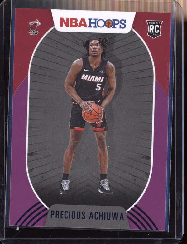 Precious Achiuwa 2020-21 Panini Hoops Purple RC