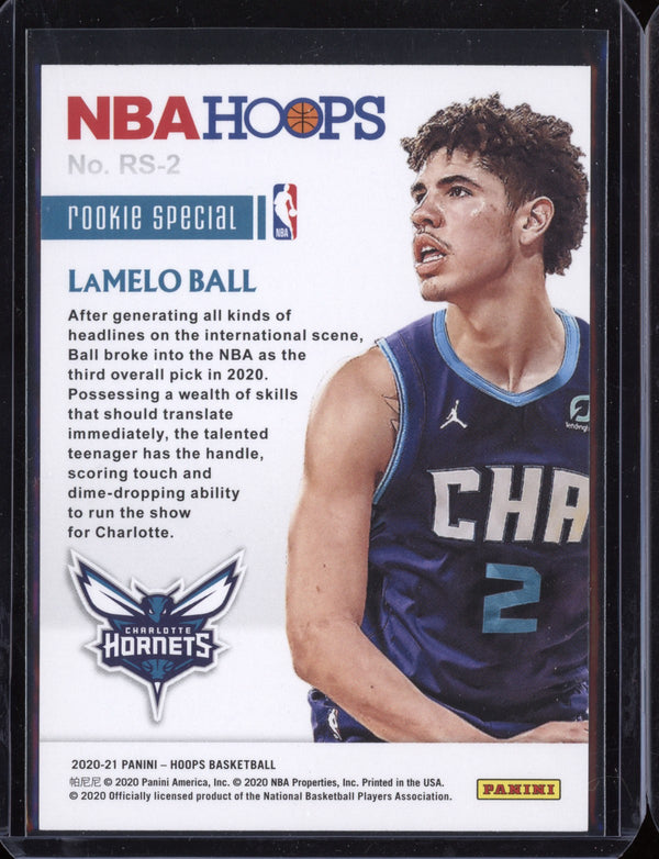 LaMelo Ball 2020-21 Panini Hoops Rookie Special RC