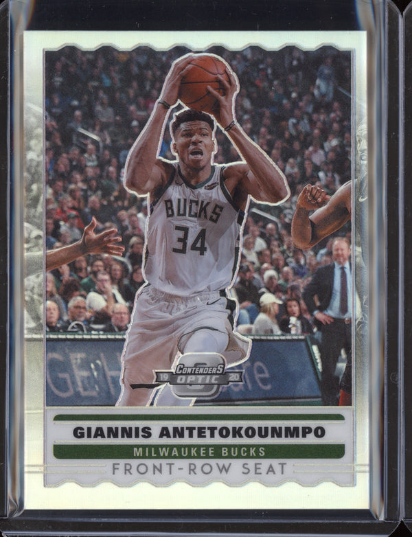 Giannis Antetokounmpo 2019-20 Panini Contenders Optic Front-Row Seat