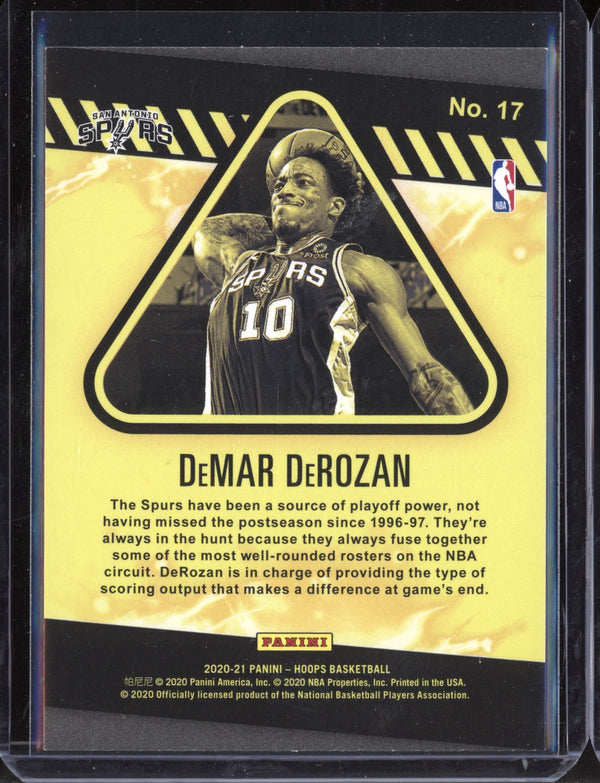 Demar DeRozan 2020-21 Panini Hoops High Voltage