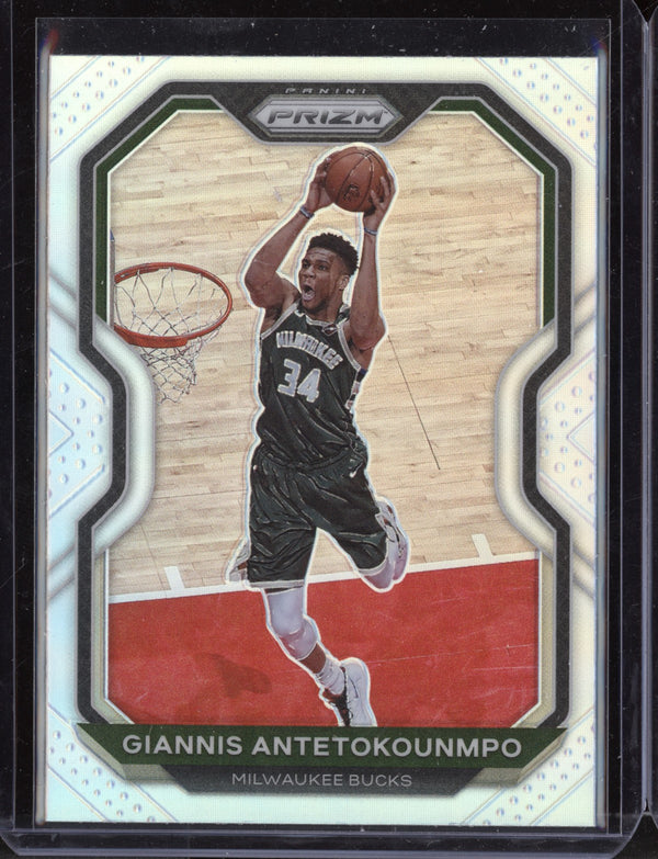 Giannis Antetokounmpo 2020-21 Panini Prizm Silver