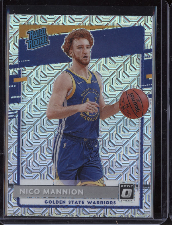 Nico Mannion 2020-21 Panini Donruss Optic Mojo Holo RC