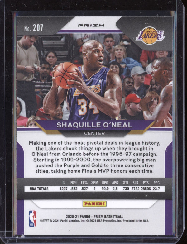 Shaquille O'Neal 2020-21 Panini Prizm Silver