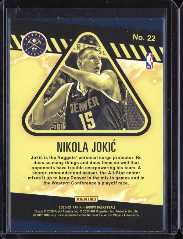 Nikola Jokic 2020-21 Panini Hoops High Voltage