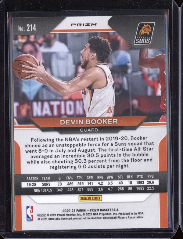 Devin Booker 2020-21 Panini Prizm Silver