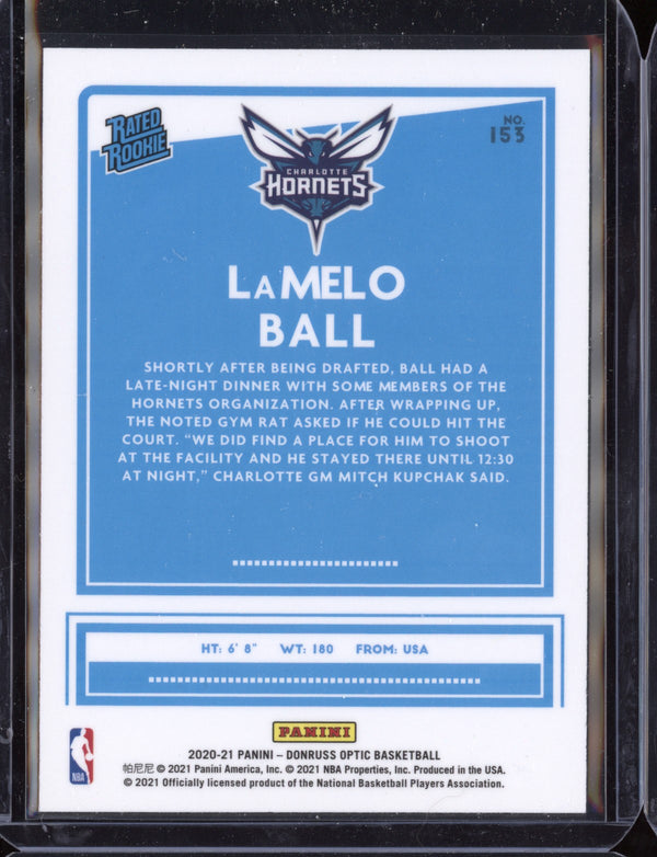 LaMelo Ball 2020-21 Panini Optic RC